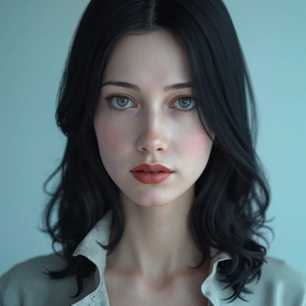 beauty-closeup-green-eyes-perfect-face euroasian girl green eyes dark hair beauty face perfec make up green background